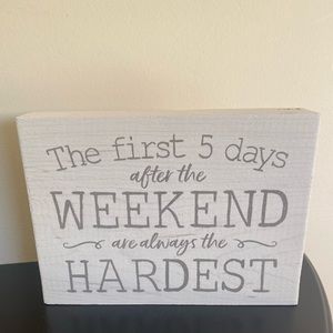 Decorative Wooden Desk Block